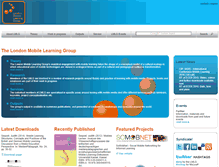 Tablet Screenshot of londonmobilelearning.net